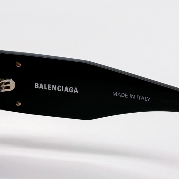 NEW BALENCIAGA OVERSIZED SUNGLASSES BALENCIAGA BB0324SK 002 - Picture 10 of 12